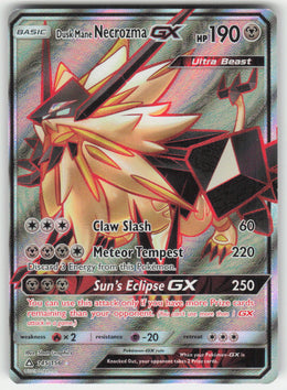 Dusk Mane Necrozma-GX #145/156 Ultra Prism Pokemon Holofoil English