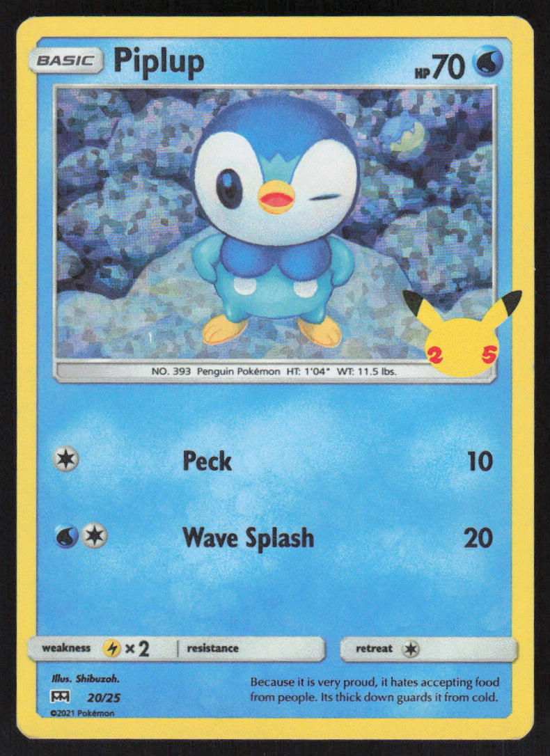 Piplup #20/25 Non-Foil