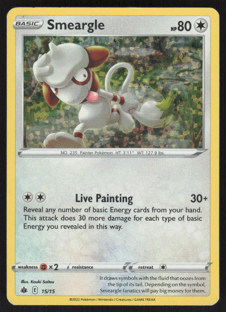 Smeargle #15/15 Holofoil
