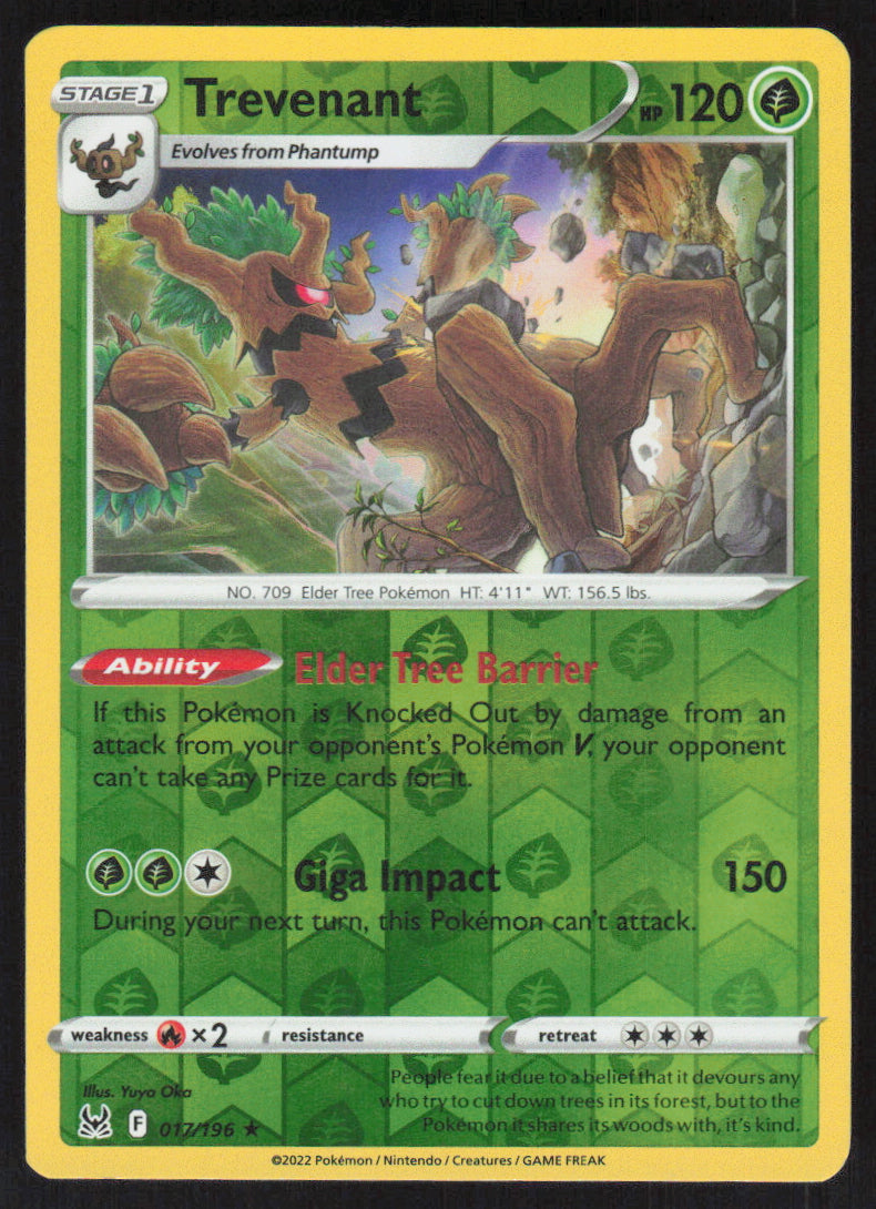 Trevenant #17/196 Holofoil
