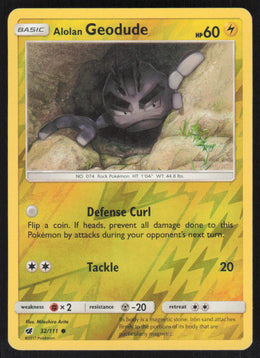 Alolan Geodude #32/111 Non-Foil