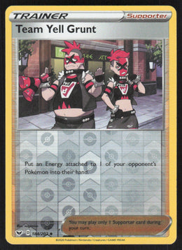 Team Yell Grunt #184/202 Holofoil