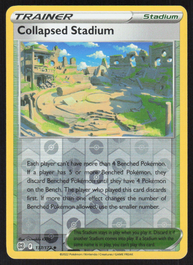 Collapsed Stadium #137/172 Reverse Holofoil