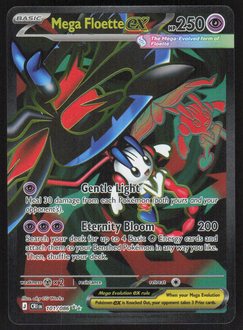 Mega Floette ex #101/86 Holofoil