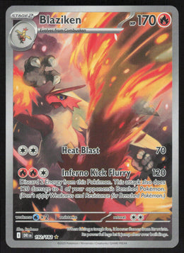 Blaziken #192/182 Holofoil