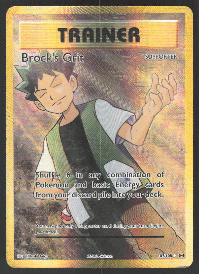 Brock's Grit #107/108 Holofoil