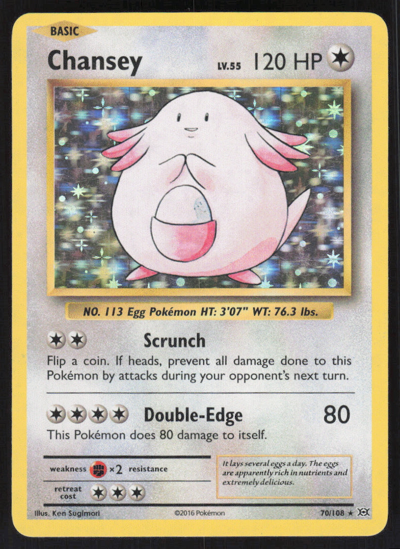 Chansey #70/108 Holofoil