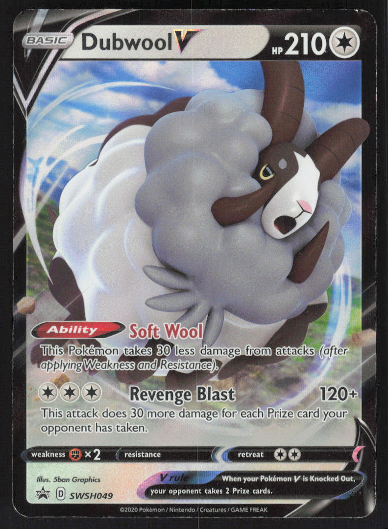 Dubwool V #SWSH049/307 Holofoil
