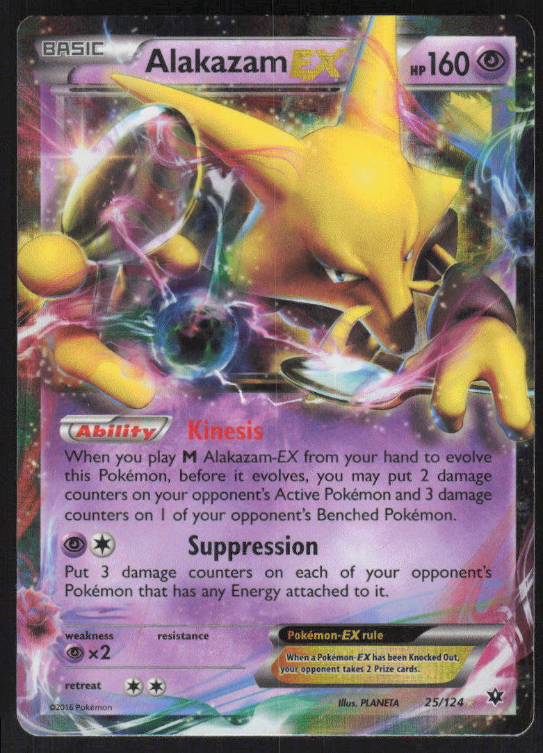 Alakazam-EX #25/124 Holofoil