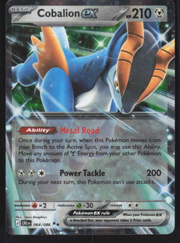 Cobalion ex #64/86 Holofoil