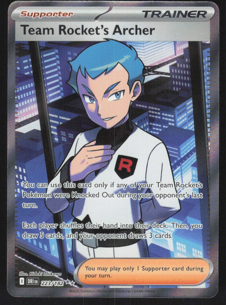 Team Rocket's Archer #223/182 Holofoil