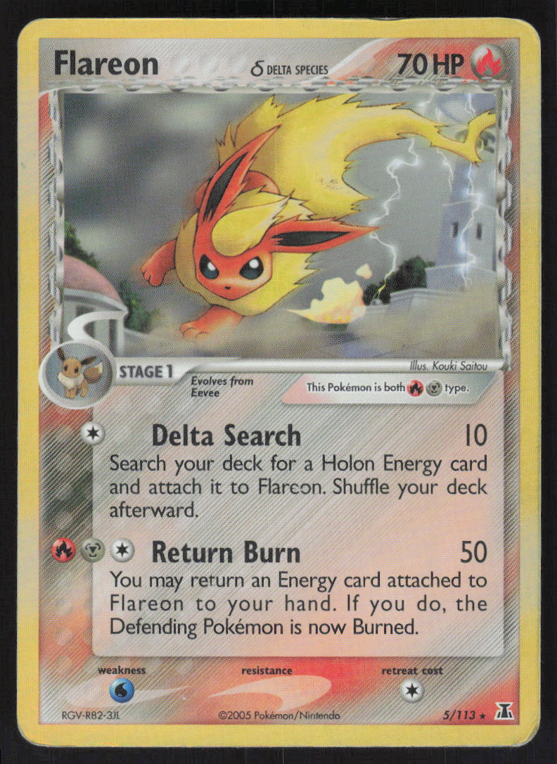 Flareon #5/100 Reverse Holofoil