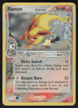 Flareon #5/100 Reverse Holofoil