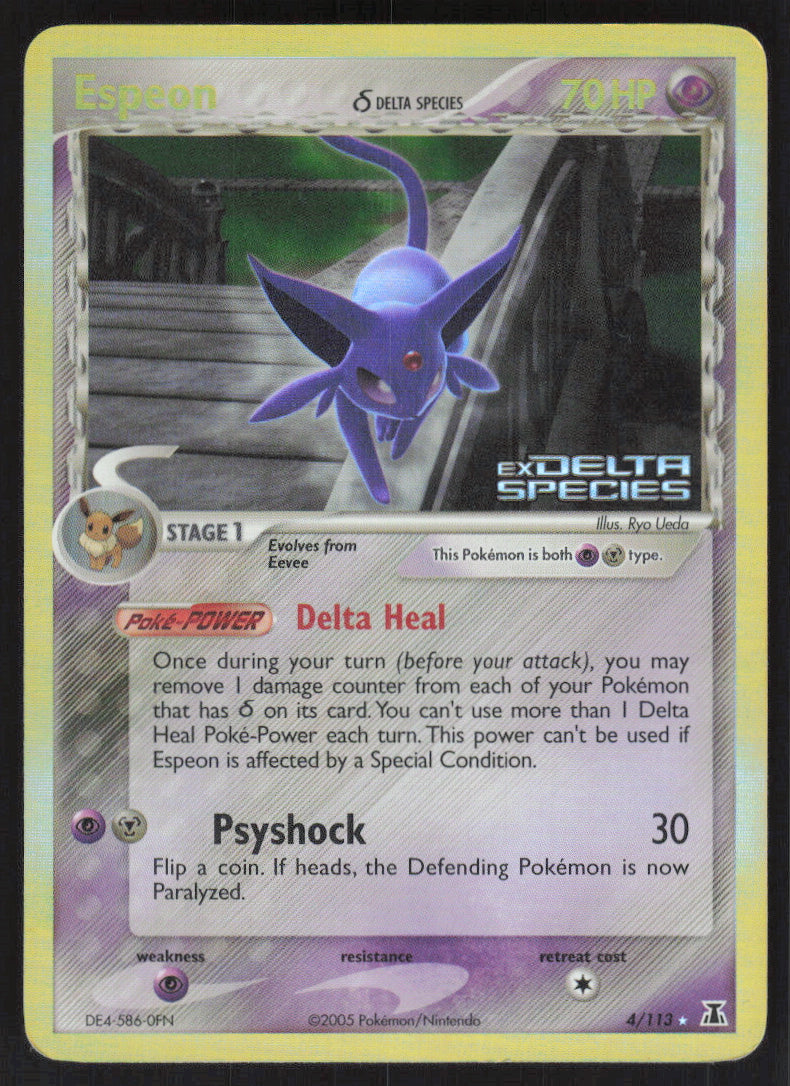 Espeon δ #4/113 Holofoil