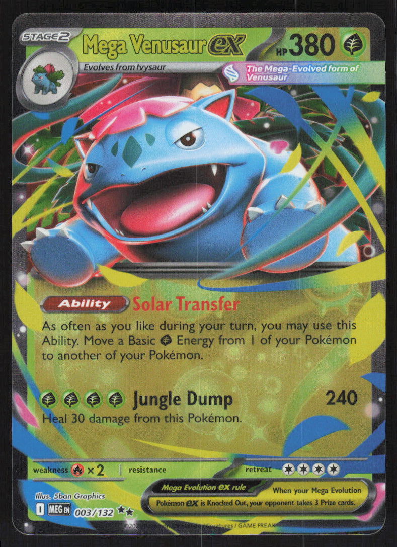 Mega Venusaur ex #3/132 Holofoil