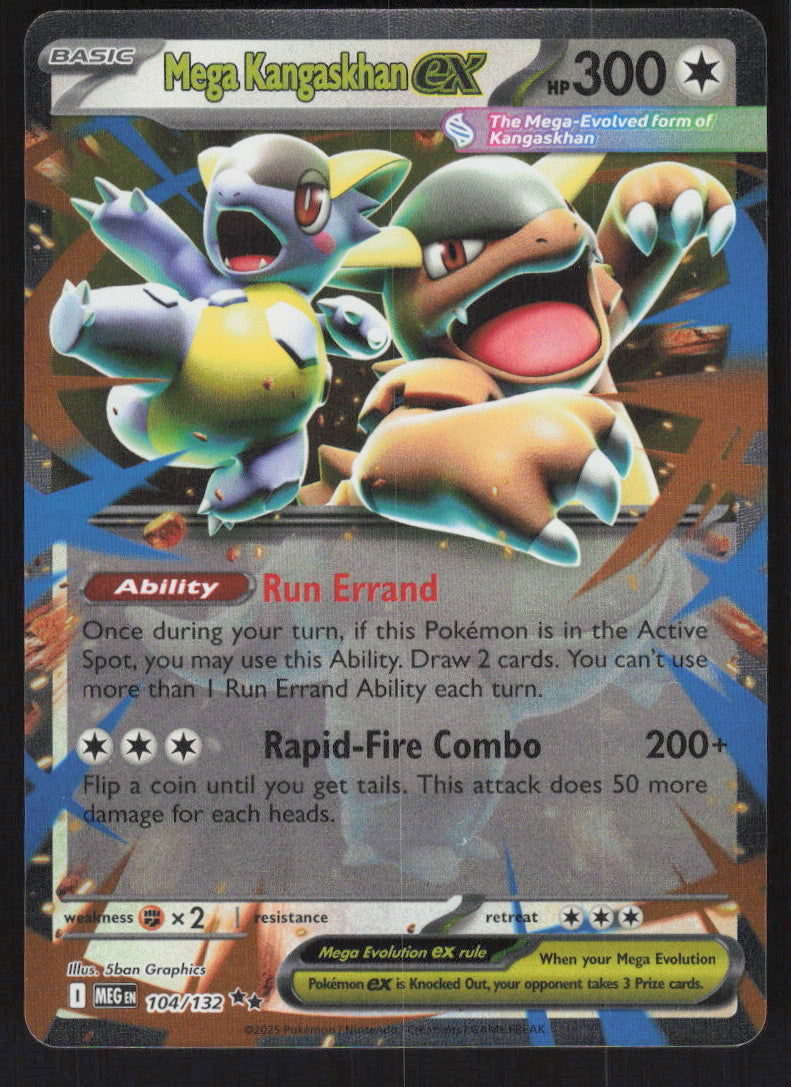 Mega Kangaskhan ex #104/132 Holofoil
