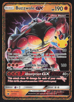Buzzwole-GX #57/111 Holofoil