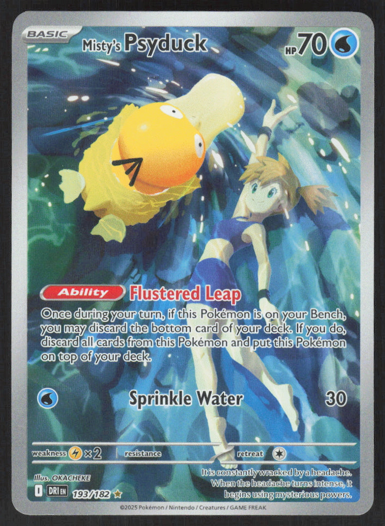 Misty's Psyduck #193/182 Holofoil