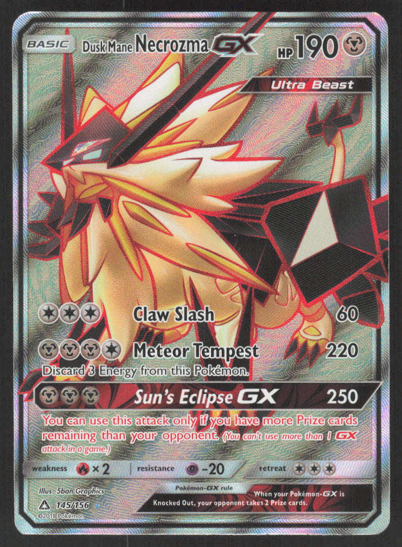 Dusk Mane Necrozma-GX #145/156 Holofoil