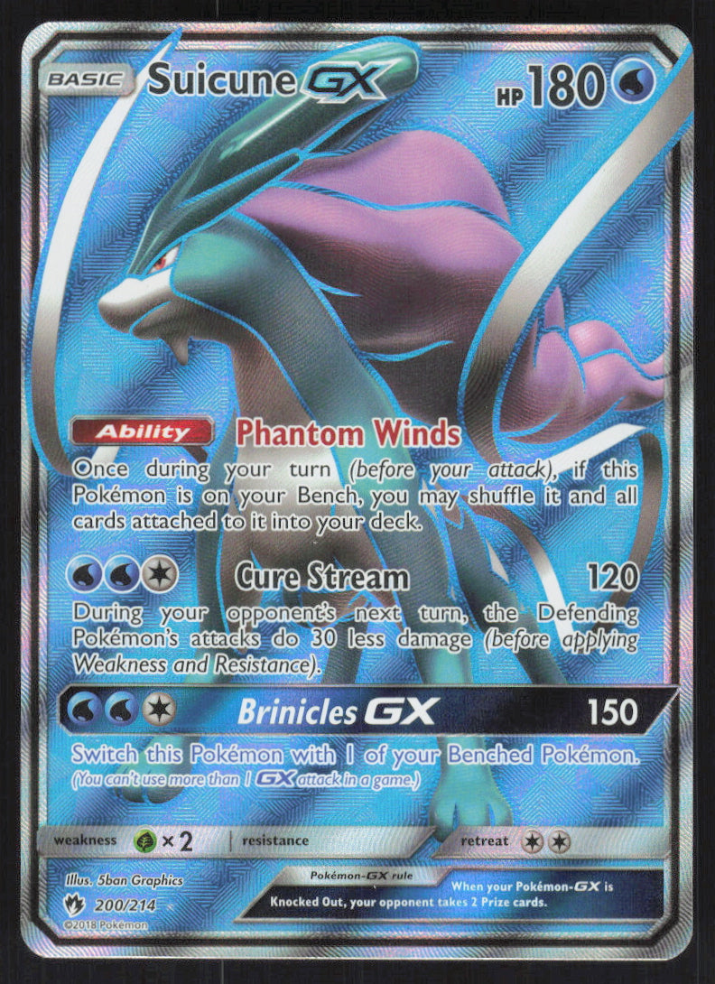 Suicune-GX #200/214 Holofoil