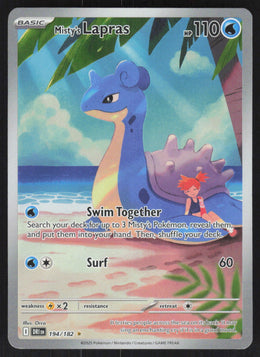 Misty's Lapras #194/182 Holofoil