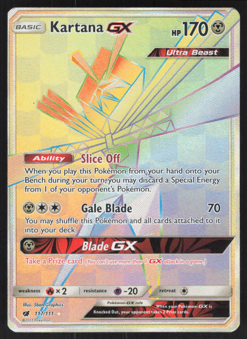 Kartana-GX #117/111 Holofoil