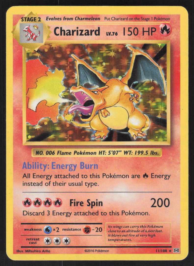 Charizard #11/108 Holofoil