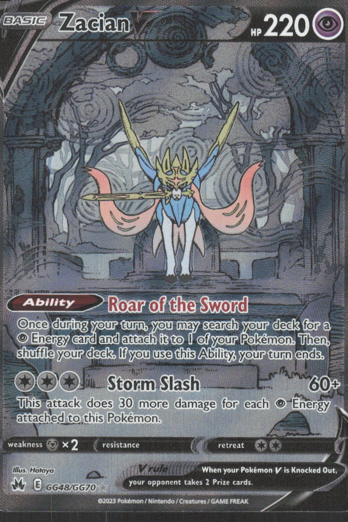 Zacian V #GG48/70 Holofoil