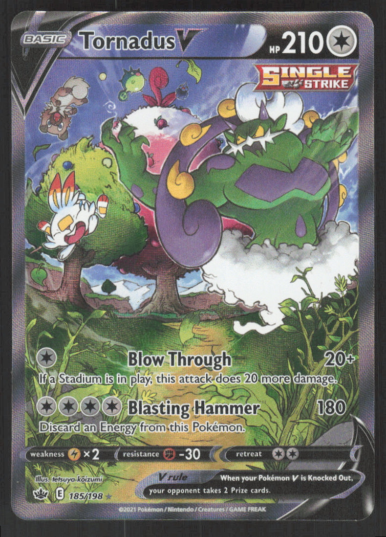 Tornadus V #185/198 Holofoil