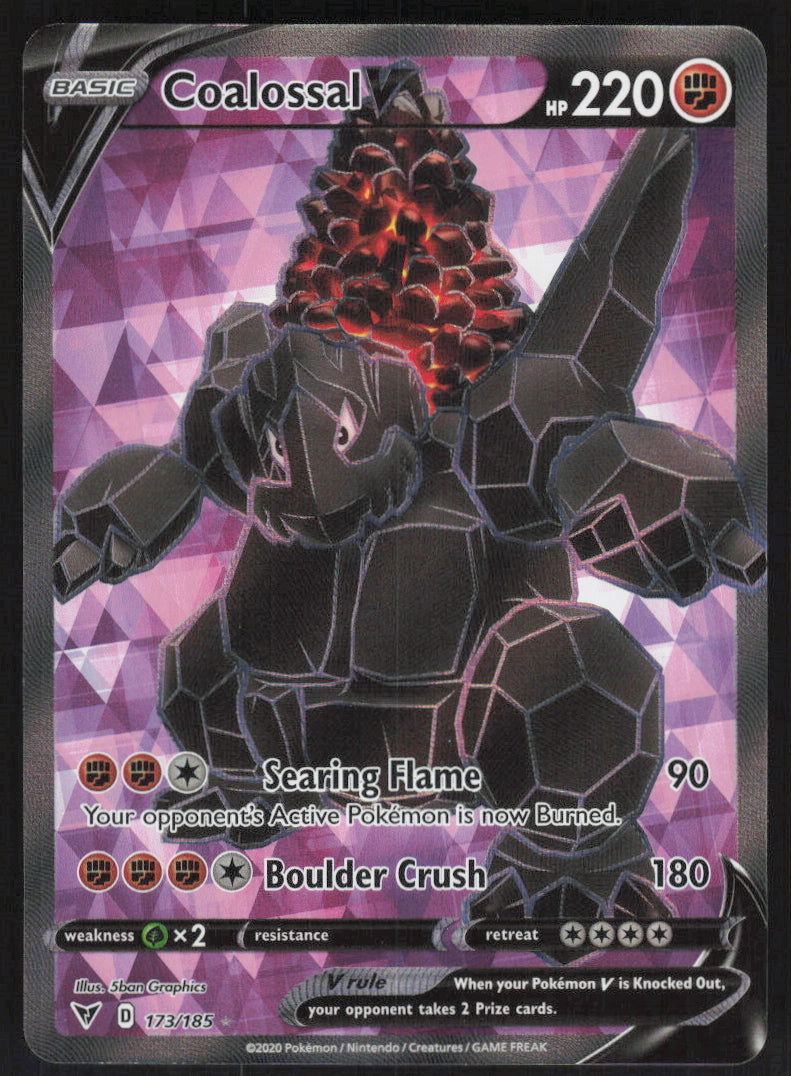 Coalossal V #173/185 Holofoil