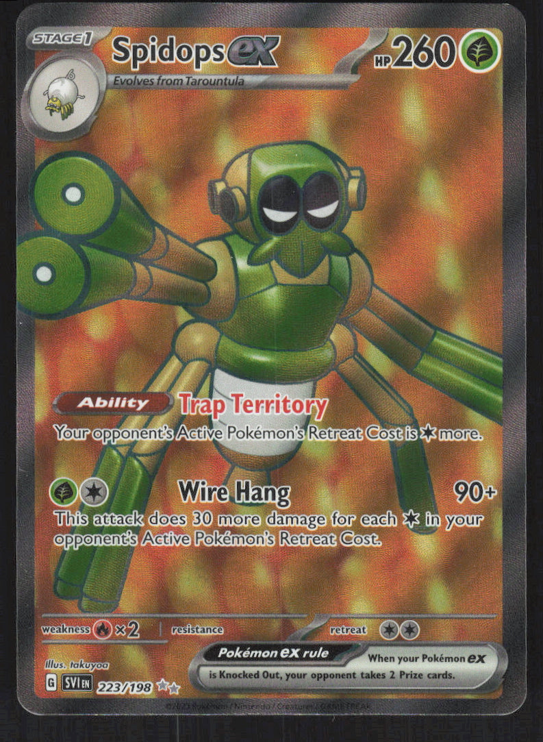 Spidops ex #223/198 Holofoil