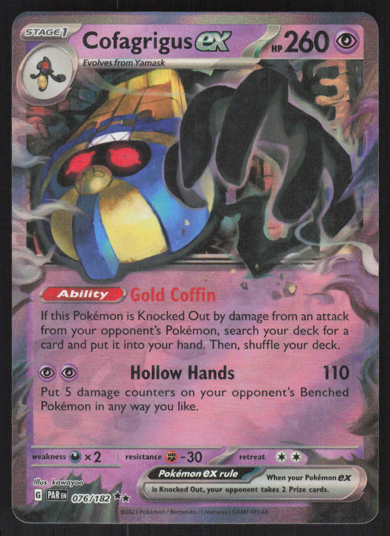 Cofagrigus ex #76/182 Holofoil