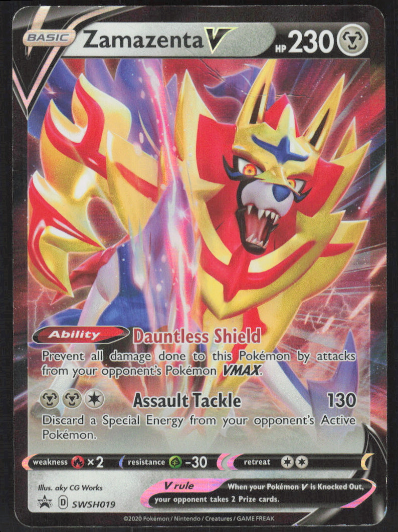 Zamazenta V #SWSH019/307 Holofoil