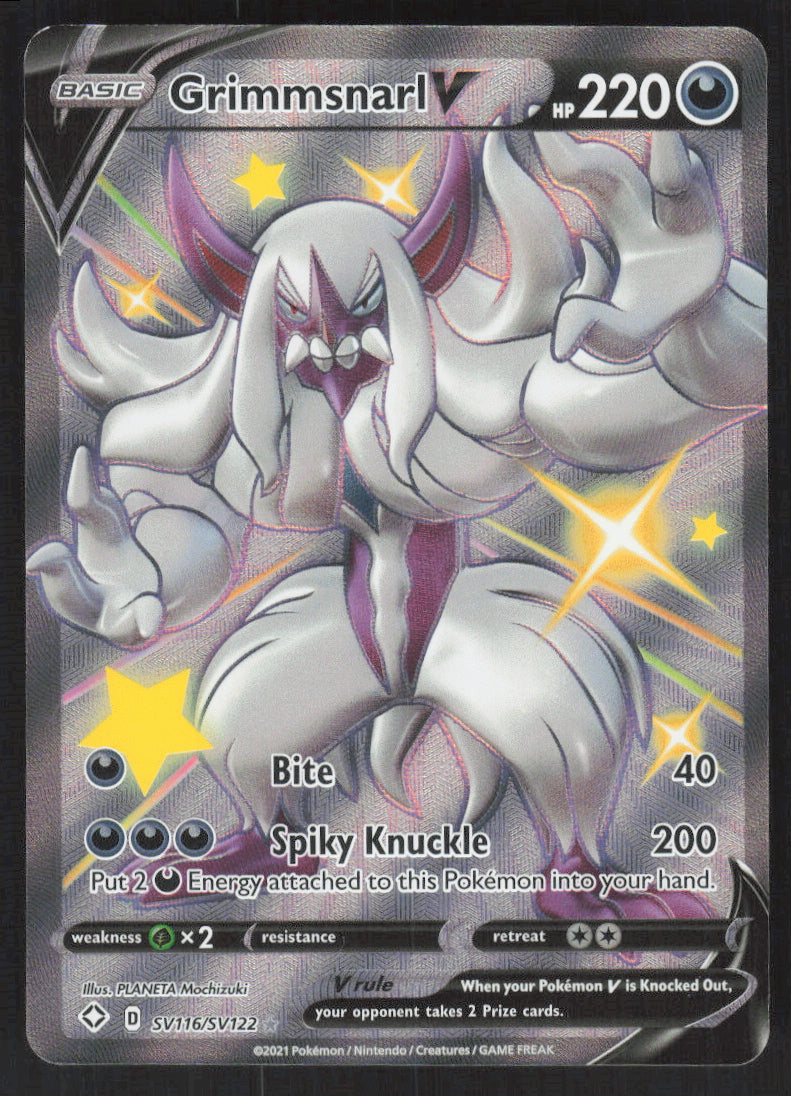 Grimmsnarl V #SV116/122 Holofoil