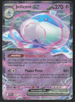 Jellicent ex #45/86 Holofoil