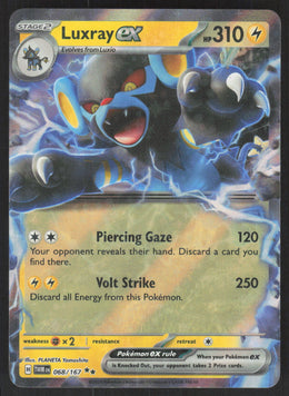 Luxray ex #68/167 Holofoil