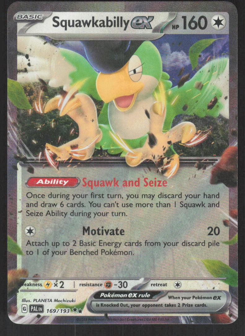 Squawkabilly ex #169/193 Holofoil