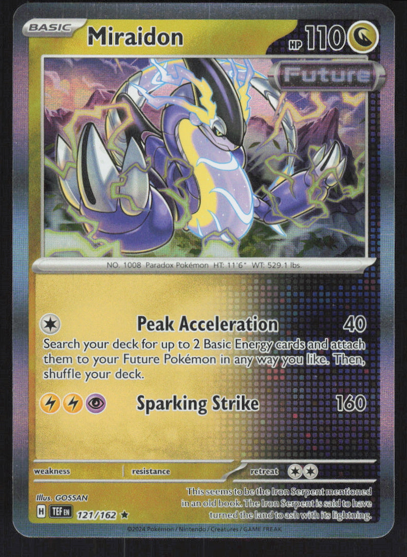 Miraidon #121/162 Holofoil