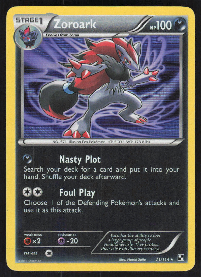 Zoroark #71/114 Holofoil