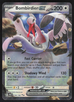 Bombirdier ex #156/182 Holofoil