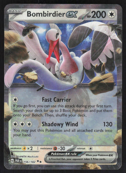 Bombirdier ex #156/182 Holofoil