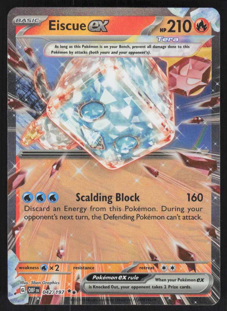 Eiscue ex #42/197 Holofoil