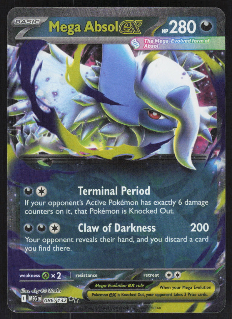 Mega Absol ex #86/132 Holofoil