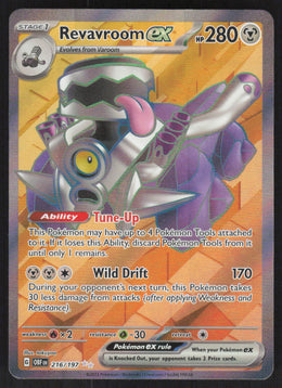 Revavroom ex #216/197 Holofoil