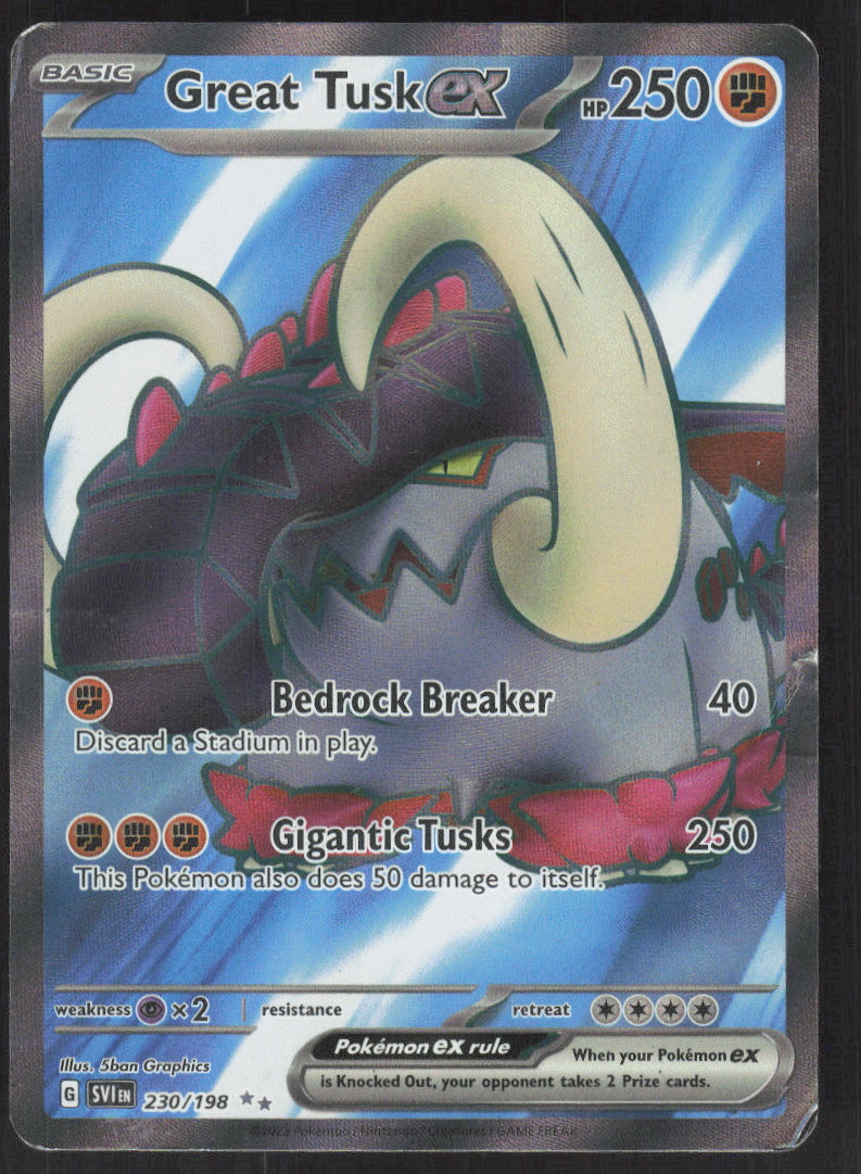 Great Tusk ex #230/198 Holofoil