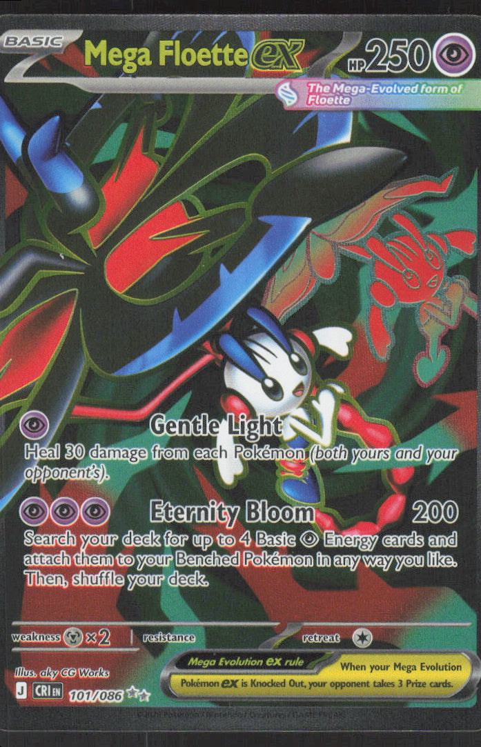 Mega Floette ex #101/86 Holofoil