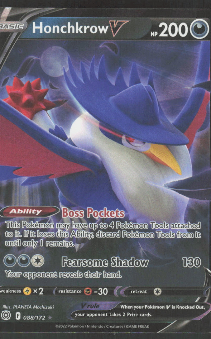 Honchkrow V #88/172 Holofoil