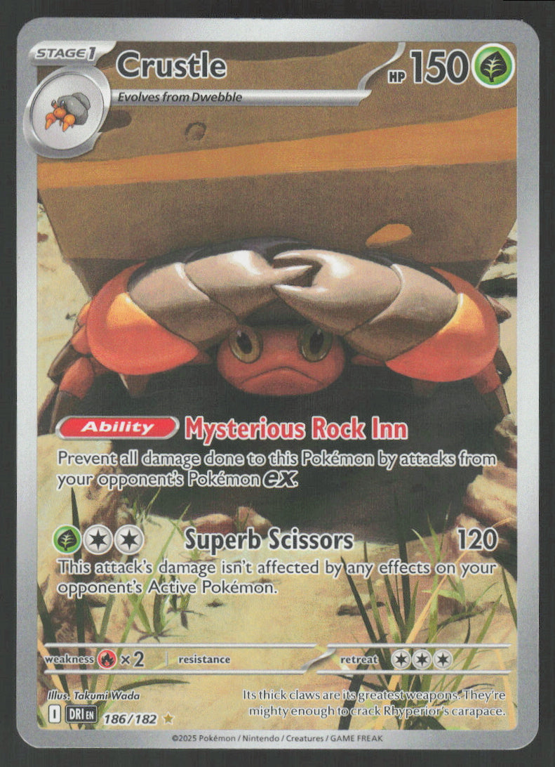 Crustle #186/182 Holofoil