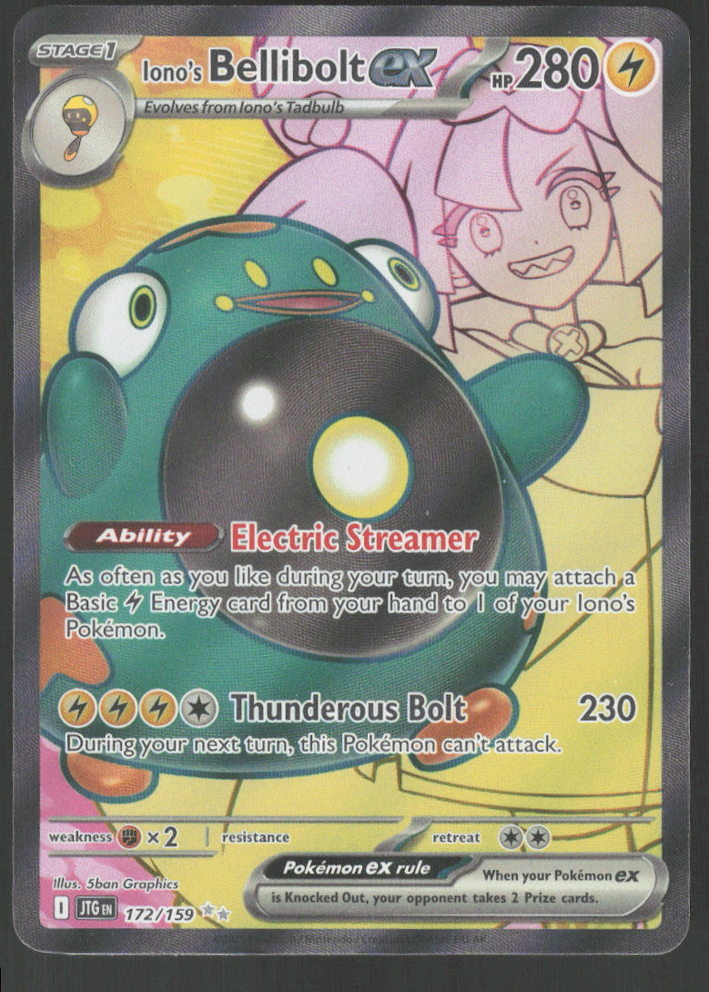 Iono's Bellibolt ex #172/159 Holofoil