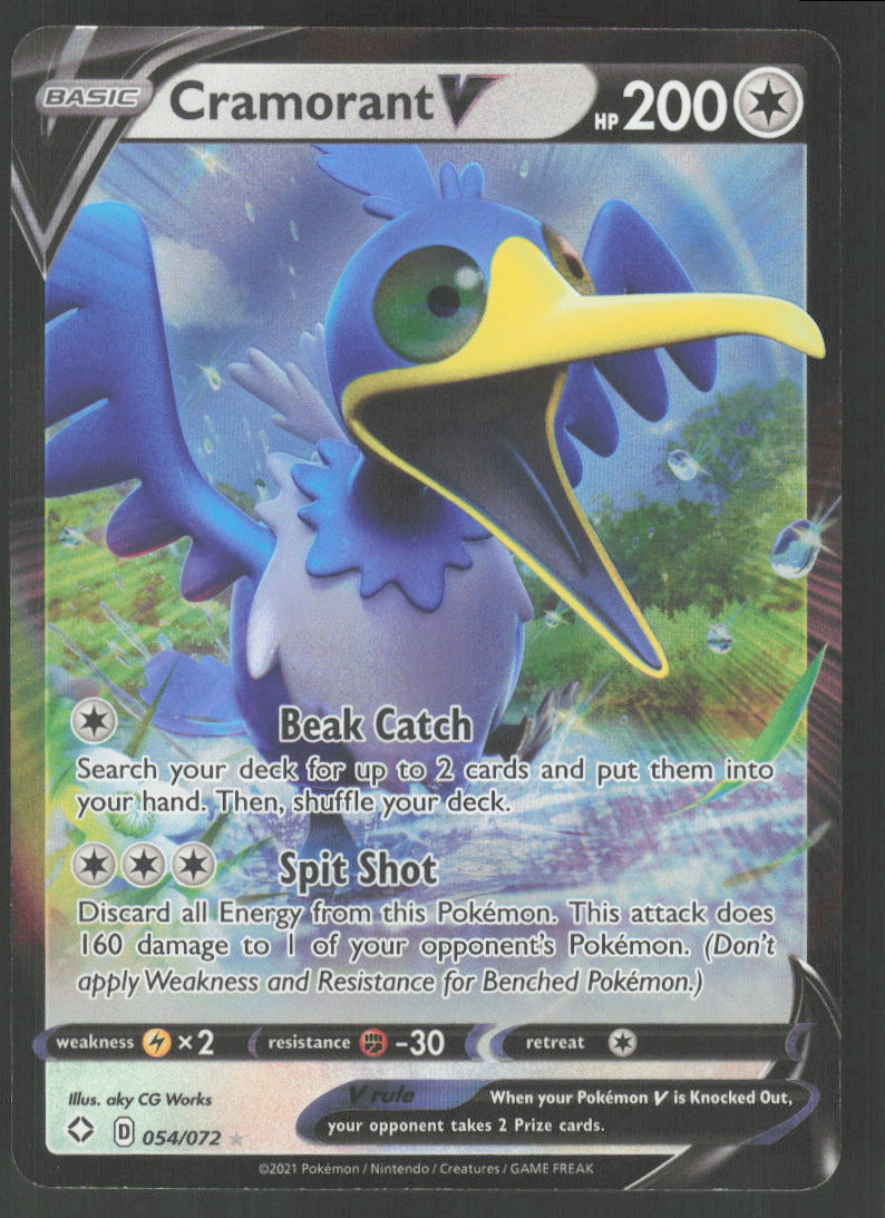 Cramorant V #54/72 Holofoil